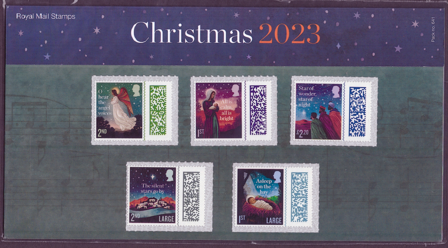 (image for) 2023 Christmas Royal Mail Presentation Pack 641